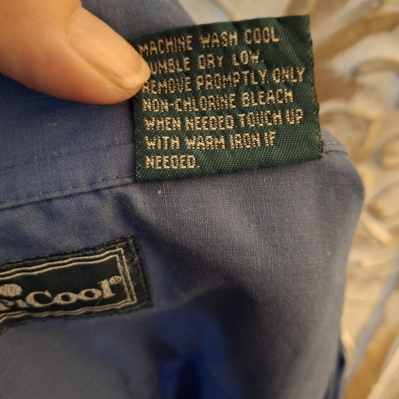 Mens Vintage TropiCool Short Sleeve Embroidered Guayabera Cuban Shirt. - Picture 3 of 7